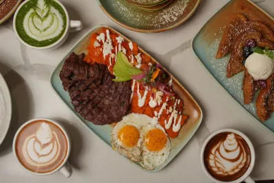 Morning Delights at Concha's Café